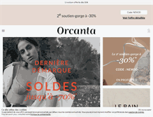 Tablet Screenshot of orcanta.fr